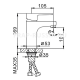 Смеситель для раковины Frap F1030-4
