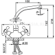 Смеситель для кухни  Frap F5408-7