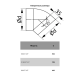 Отвод D125 мм х 45° для соединения круглых каналов ERA 12,5 КПП