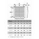 Решётка вентиляционная разъёмная  1825РРП ERA 180 х 250 мм с регулировкой потока воздуха и с наклонными жалюзи