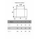 Тройник Т-образный 511ТПП ERA для соединения пластиковых каналов 55х110 мм