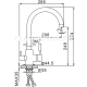 Смеситель для кухни с подключением фильтра питьевой воды Frap F4352