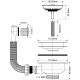 Слив - перелив для мойки под круглое отверстие перелива с пластиковой решёткой 113 мм OF2-113S-CPNE McALPINE
