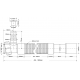 Гофра для сифона с адаптером для подключения слива бытовой техники 1 1/2'' x 40/50 мм L 460 - 1000 мм McALPINE MRMF2W