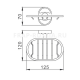 Мыльница-решётка настенная Frap F1902-1