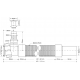 Гофра для сифона с адаптером для подключения слива бытовой техники 1 1/4'' x 32 мм L 460 - 1000 мм McALPINE MRMF1W