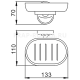 Мыльница настенная Frap F1902