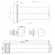 Комплект соединительный для инсталляции (подвесного унитаза) ф90-265 мм McALPINE FP45R-KIT2